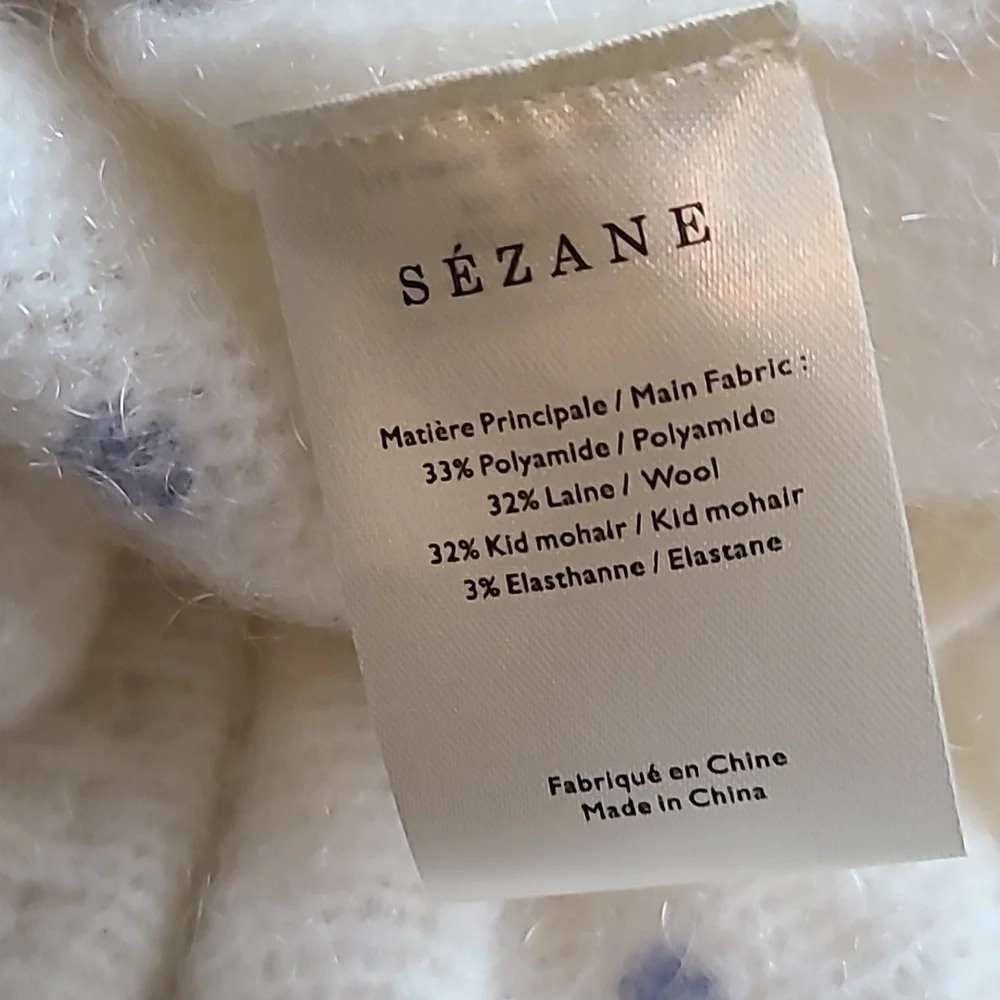 Nwt! Sezane Alban jumper polka dot - Picture 9 of 10